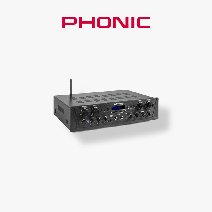 AMPLIFICATEUR PHONIC AMP-906 4 ZONES 4X60W