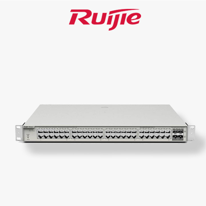 Switch Ruijie PoE 48 Ports Gigabit L2 4 Ports Uplinks SFP+10G