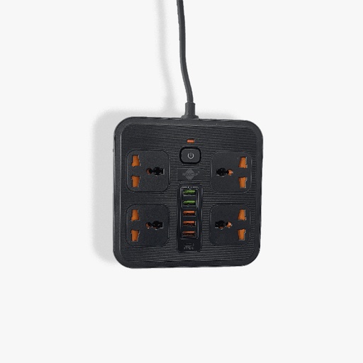 [RLNG SPQ-06] Rallonge wisdomup 5 USB 1 Type-c 4 Prise