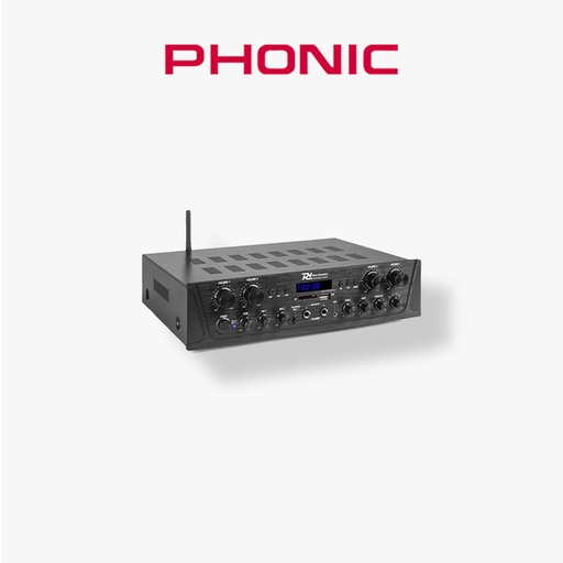 AMPLIFICATEUR PHONIC AMP-906 4 ZONES 4X60W