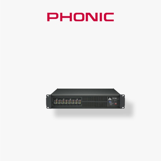 AMPLIFICATEUR PHONIC AMP-208 2 ZONES 2X60W