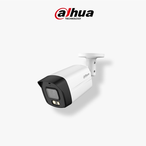 [DH-HAC-HFW1509TLMP-LED CAM DAHUA] CAMERA ANALOGIQUE DAHUA FULL-COLOR 5MP ETANCHE AUDIO 40m