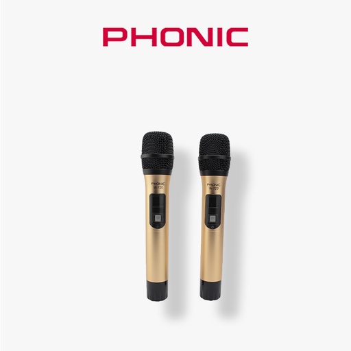 Microphone Sans Fil Phonic Professionnel Double Wireless W-720  