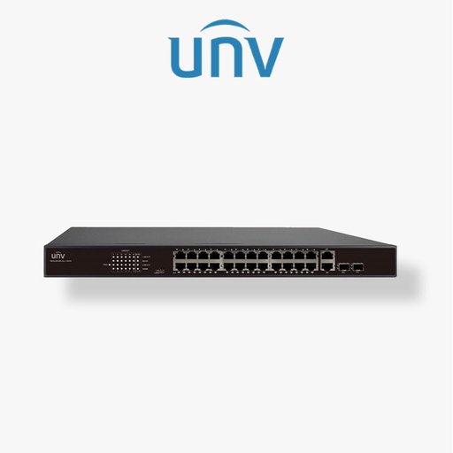 [UV-NSW2010-24T2GC-POE-IN unv] Switch Uniview 26 Ports Gigabit (24 Ports PoE +2 Ports Combo)