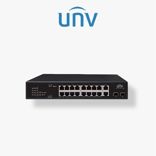 [UV-NSW2010-18GT2GP-POE-IN unv] Switch Uniview 18 Ports (16 Ports Gigabit POE +2 Ports SFP )